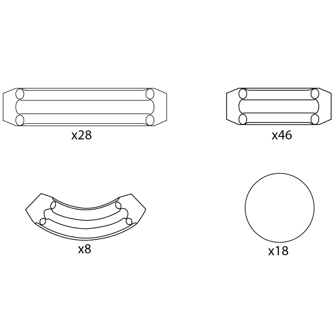 Set de Constructie Magnetica Stick Moonkee ce contine cutia